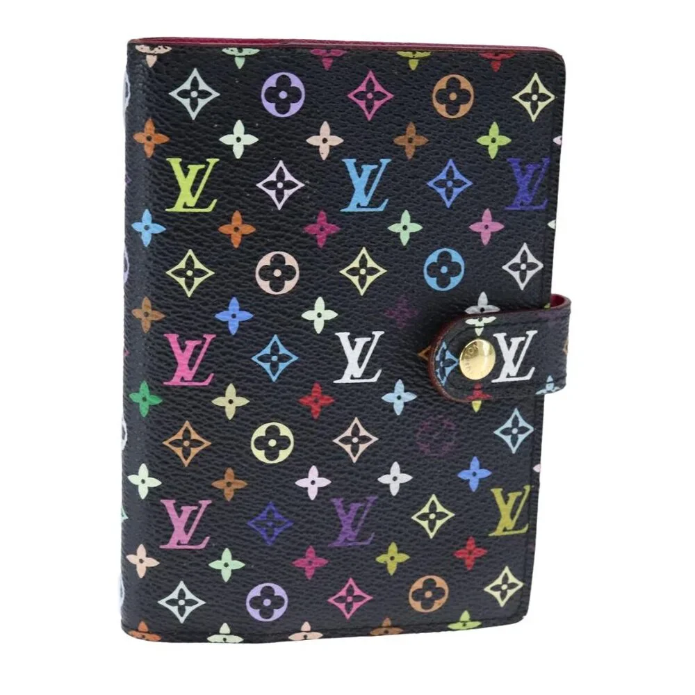 LOUIS VUITTON Multicolor Agenda PM Day Planner Cover Black